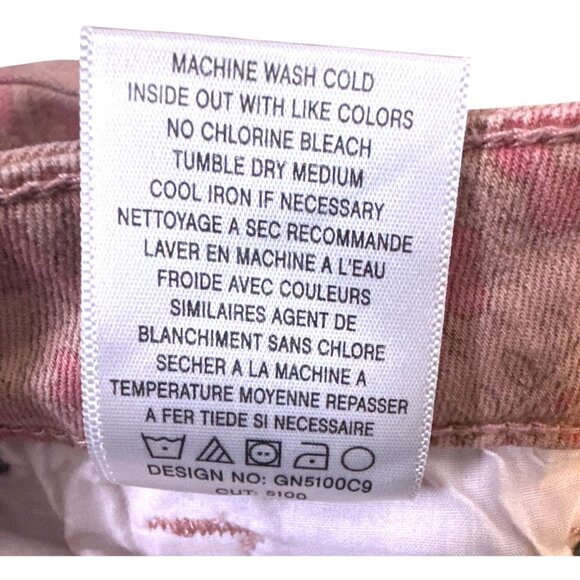 Else Mauve Womens Pink Paisley Floral Skinny Jeans W29 Cotton & Lyocell Stretch - Picture 13 of 14